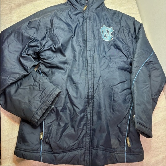 Vintage 1990's Team Starter UNC Tarheels Puffy Jacket Coat Size small - Picture 1 of 10